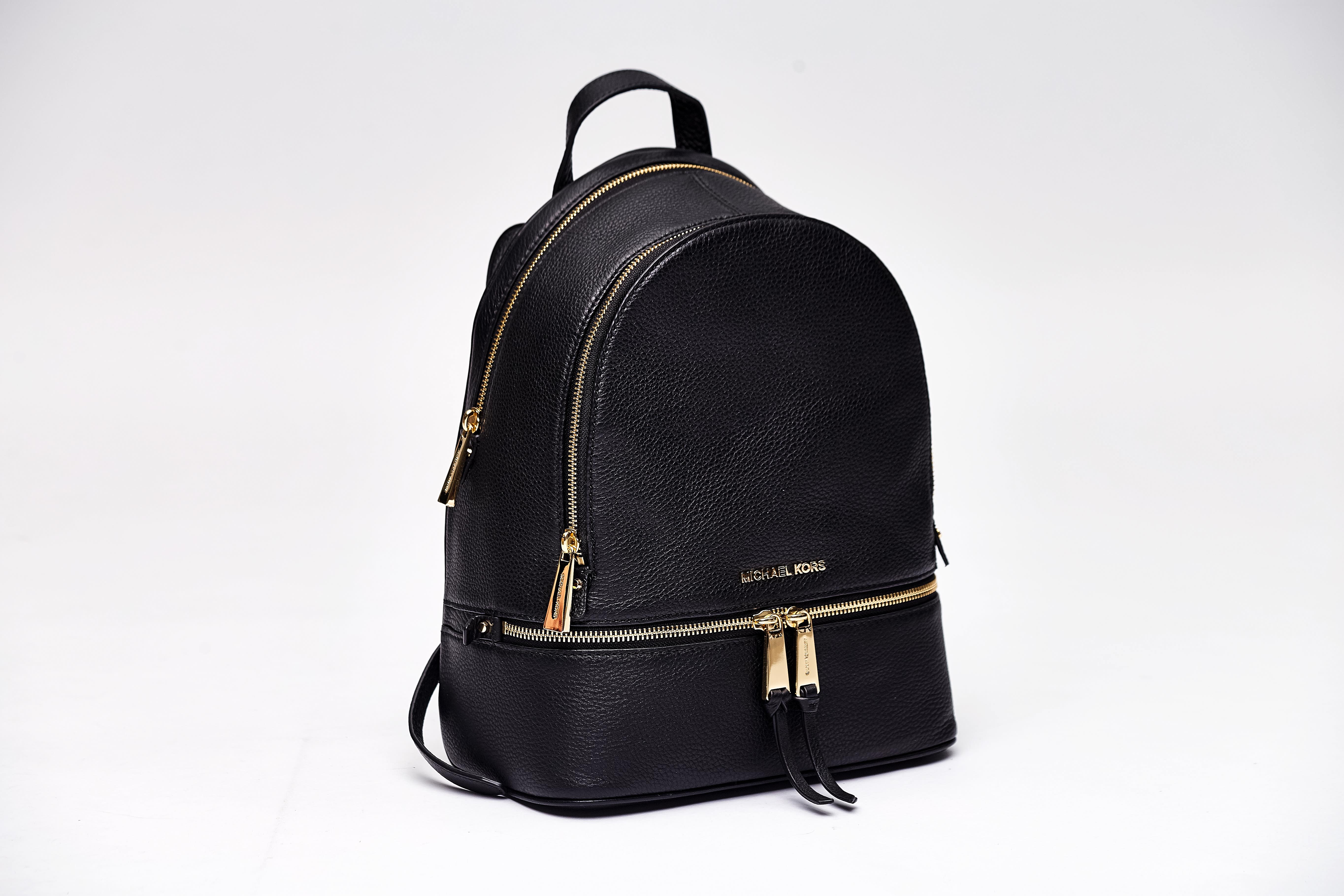 rhea small leather backpack
