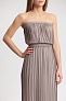 Платье BCBGMAXAZRIA Mateo Off-The-Shoulder Pleated Gown