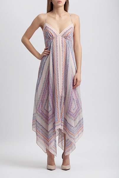 Платье BCBGMAXAZRIA Isabela Tapestry-Print Dress