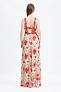 Платье Alice + Olivia Floral Embroidered Gown