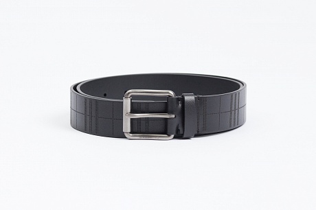Ремень Burberry Perforated Check Leather Belt 90
