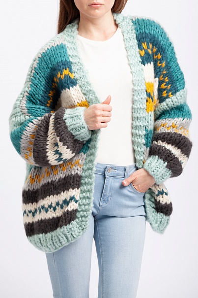 Кардиган Simply Couture Chunky Knit Cardigan Sweater