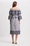 Платье BCBGMAXAZRIA Off-The-Shoulder Embroidered Dress