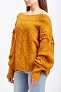 Свитер Willow & Root Fringe Cable Knit Sweater