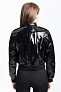 Куртка Alice + Olivia Nixon Patent Leather Bomber Jacket