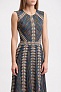 Платье BCBGMAXAZRIA Rosalya Neon Triangles-Print Dress