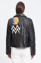 Куртка кожаная Bagatelle Picasso Textured Biker Jacket
