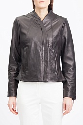 Куртка кожаная Tahari T Cameron Leather Jacket