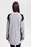 Свитшот BCBGMAXAZRIA Embroidered Long Sweatshirt