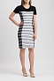 Платье Michael Kors Stripe Knit Sheath Dress