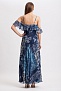 Платье Polo Ralph Lauren Floral-Print Cold-Shoulder Maxidress