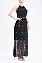 Платье Karl Lagerfeld Lightning Bolt Print Maxi Dress