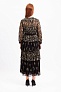 Платье Ba&sh Morris Crepe Chiffon Tiered Dress