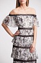 Платье BCBGMAXAZRIA Off-The-Shoulder Tiered Ruffle Gown