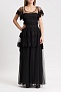 Платье BCBGMAXAZRIA Olivia Lace-Trimmed Tulle Gown