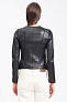 Куртка кожаная Michael Kors Black Moto Leather Jacket