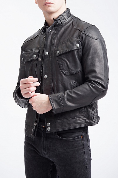 Куртка кожаная Polo Ralph Lauren Circuit Leather Biker Jacket