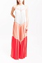 Платье BCBGMAXAZRIA Alyson Sleeveless Color-Blocked Maxi Dress